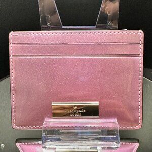 kate spade Kenzie Metallic Small Slim Card Holder - NWOT